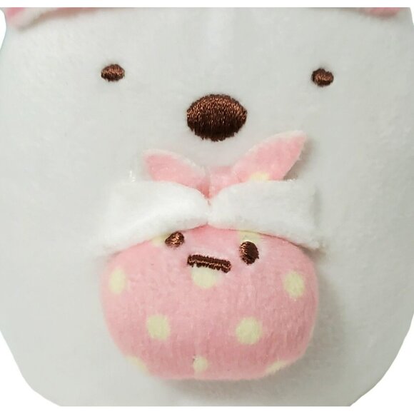 Sumikko Gurashi Shirokuma Polar Bear Plush Bunny Pink White Night Cap Pajamas - Picture 7 of 11